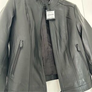 RUDSAK Mariah Black Leather Jacket, size S - NWT